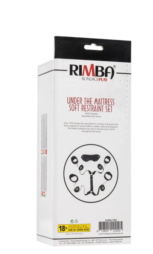 Rimba - Soft Bondage set à menottes dessous le mattelas