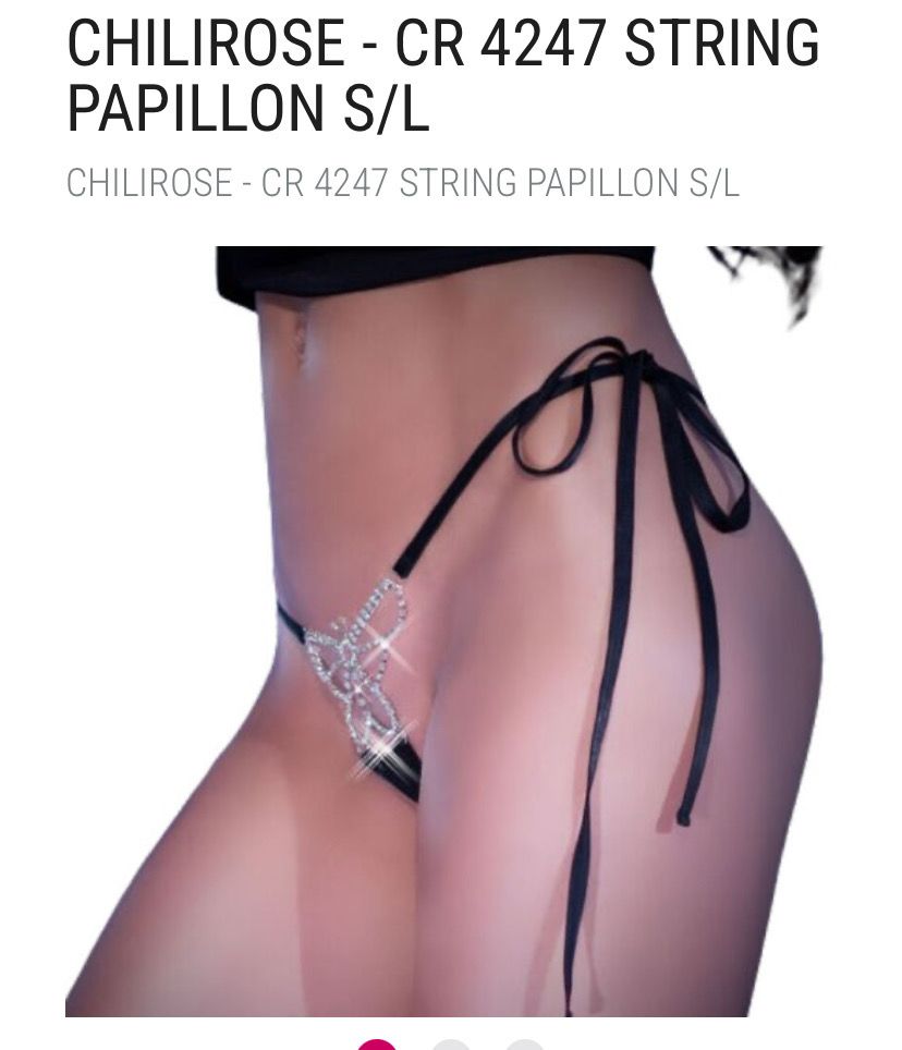 CHILIROSE - CR 4247 STRING PAPILLON S/L