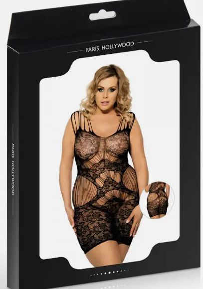 Robe moulante transparente