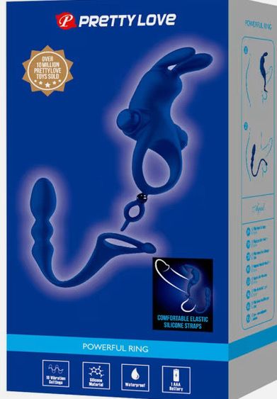 Pretty Love Ayad Anneau pénien et plug anal 2-en-1