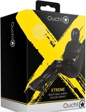 Ouch Xtreme Body Bag With Nylon Straps Black