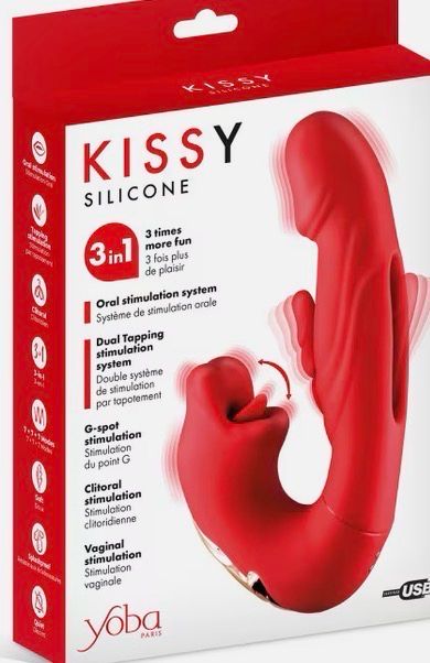 Kissy - Vibromasseur rabbit 3-en-1 Kissy - Vibromasseur rabbit 3-en-1