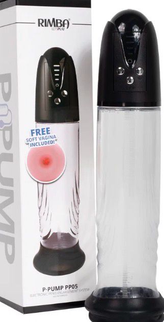 Rimba P-Pump - P-Pump PP05 - Agrandisseur de pénis électronique avec gaine vaginale - Noir Rimba P-Pump - P-Pump PP05 - Agrandisseur de pénis électronique avec gaine vaginale - Noir