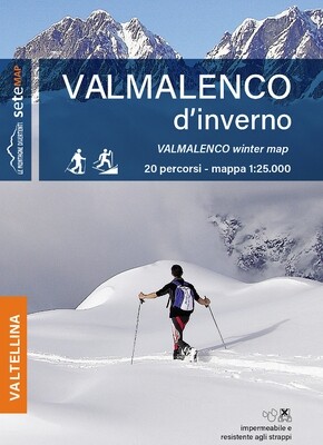 Mappa Valmalenco d&#39;inverno (impermeabile e antistrappo)