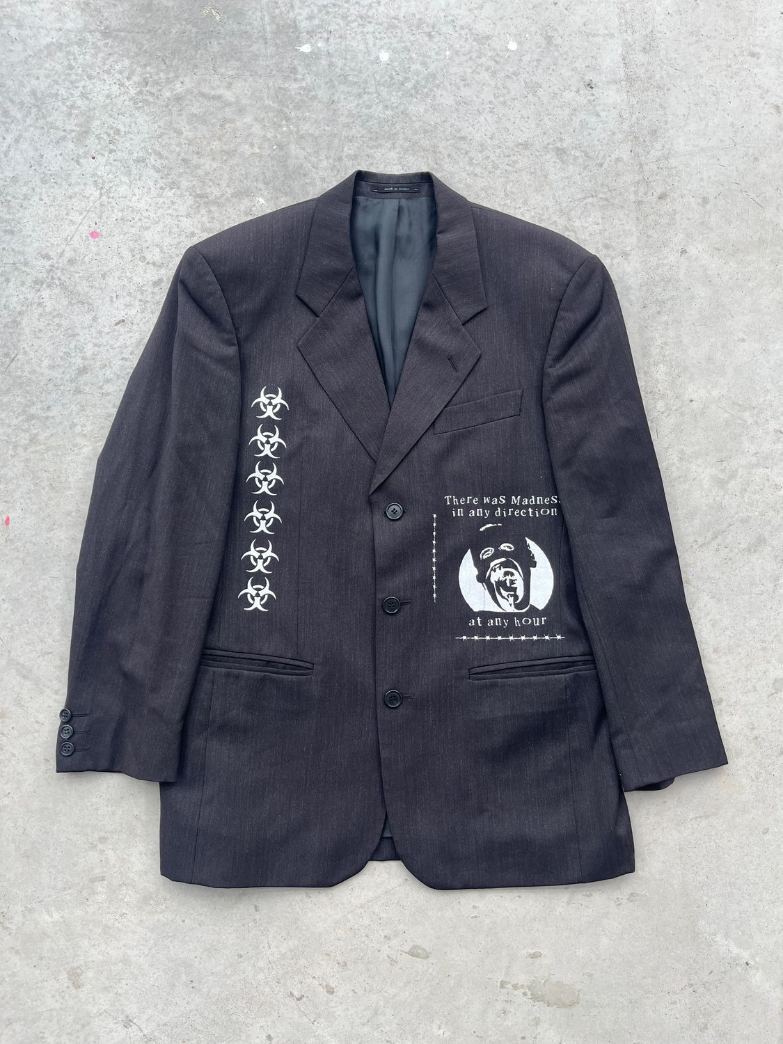 Black Suit Blazer - “WHY SO SERIOUS”