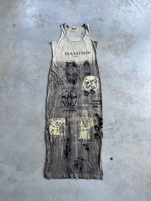 Long Dress Gold &amp; Black « VAMPIRE »