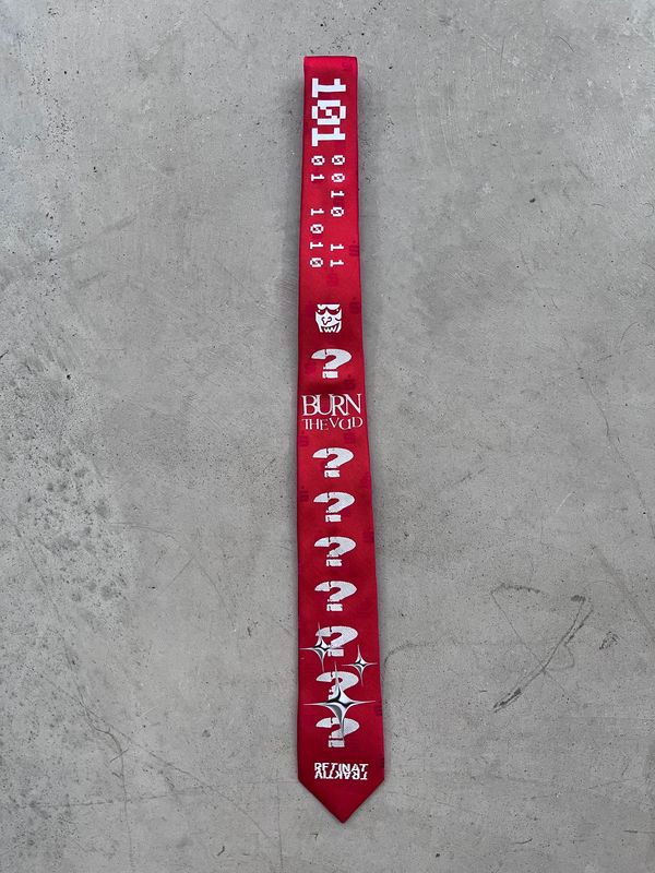 Cravate custom COLLAB RETINATTRAKTIV