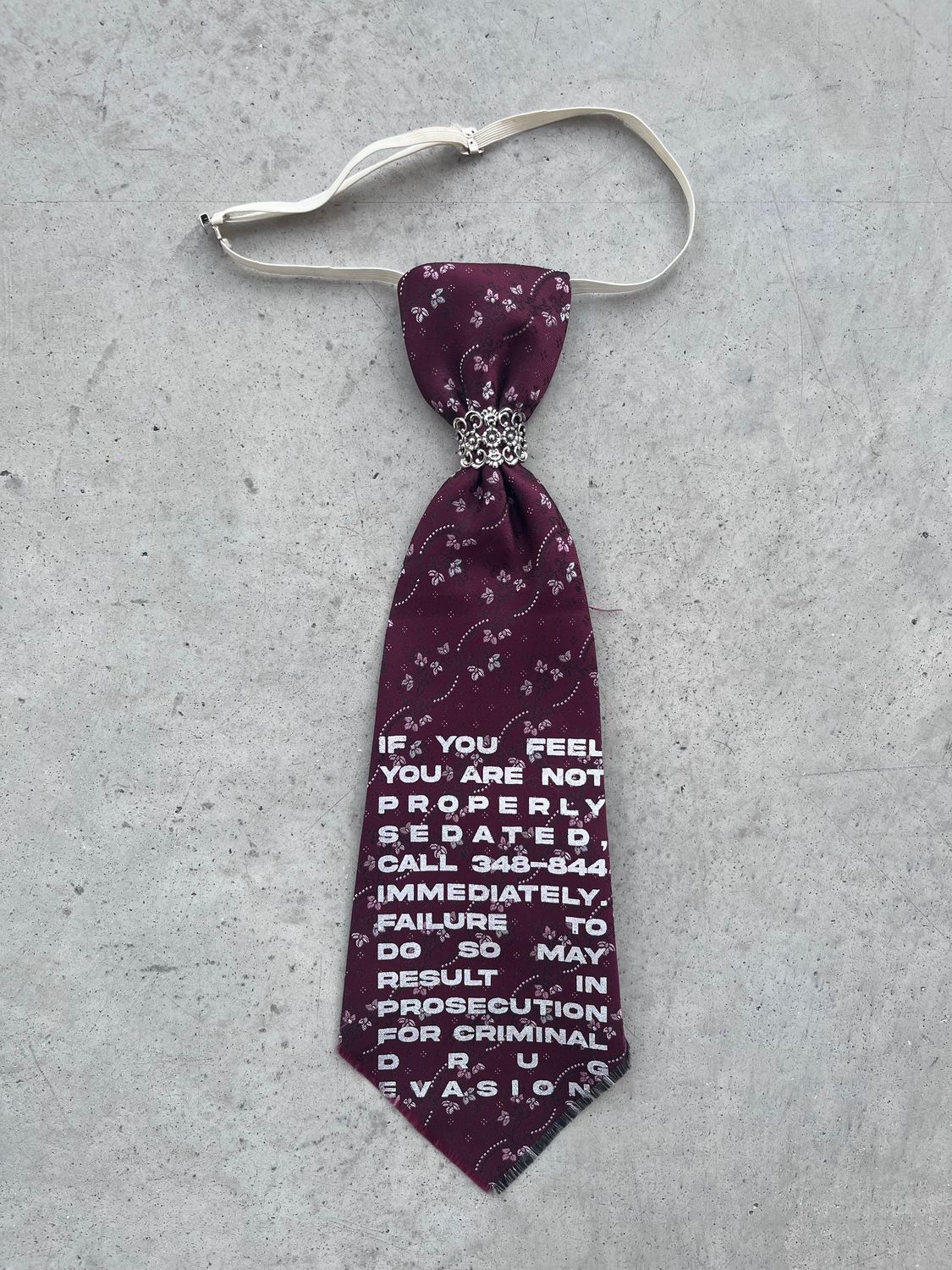 Cravate custom « ZERO THEOREM »