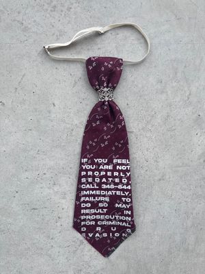 Cravate custom « ZERO THEOREM »