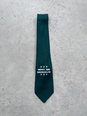 Cravate custom « WHY SO SERIOUS »
