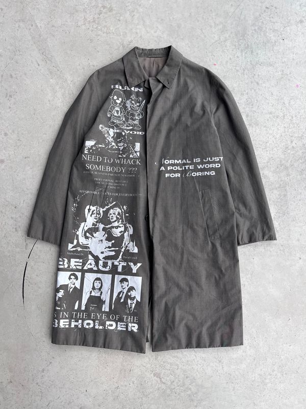 Grey Long Trench « CHAOS »