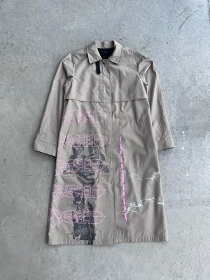 Beige Long Coat « BIOHAZARD »