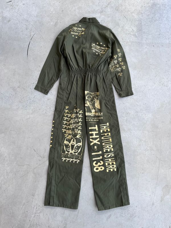 Jumpsuit Alternative Fashion Serigraphy