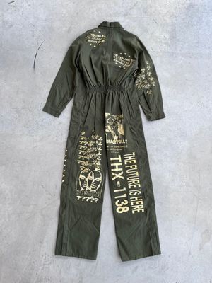 Jumpsuit Alternative Fashion Serigraphy