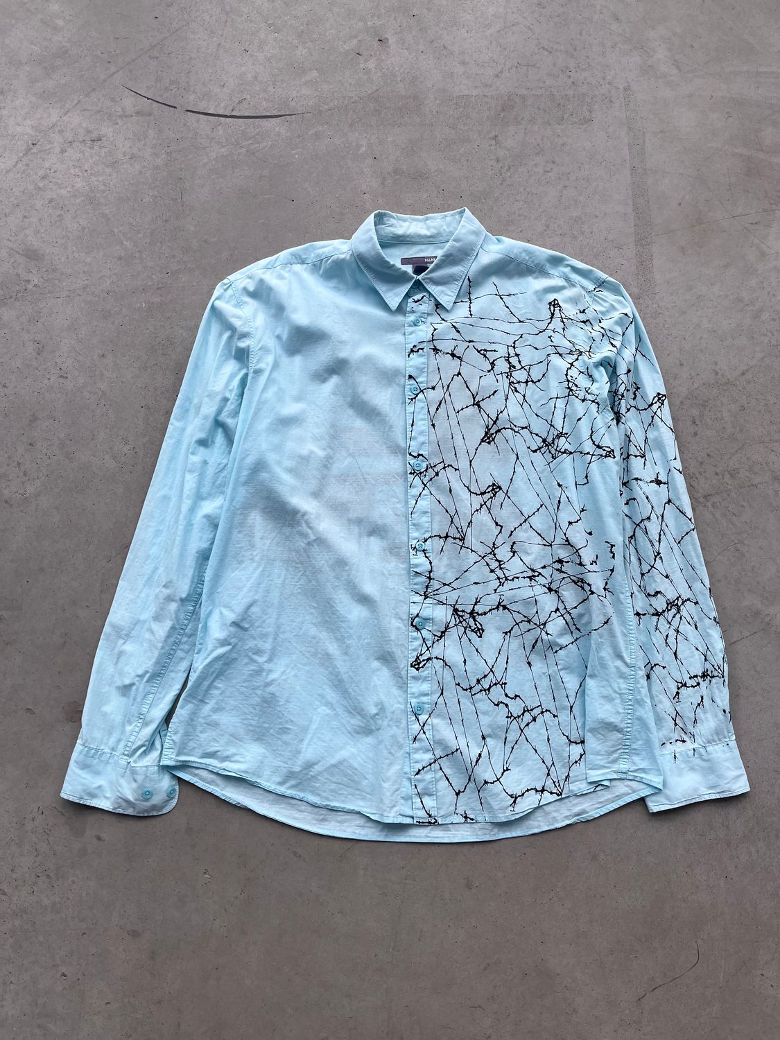 Blue Shirt Alternative Fashion Serigraphy