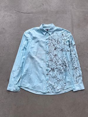 Blue Shirt Alternative Fashion Serigraphy