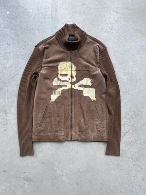 Brown vest Alternative Fashion Serigraphy