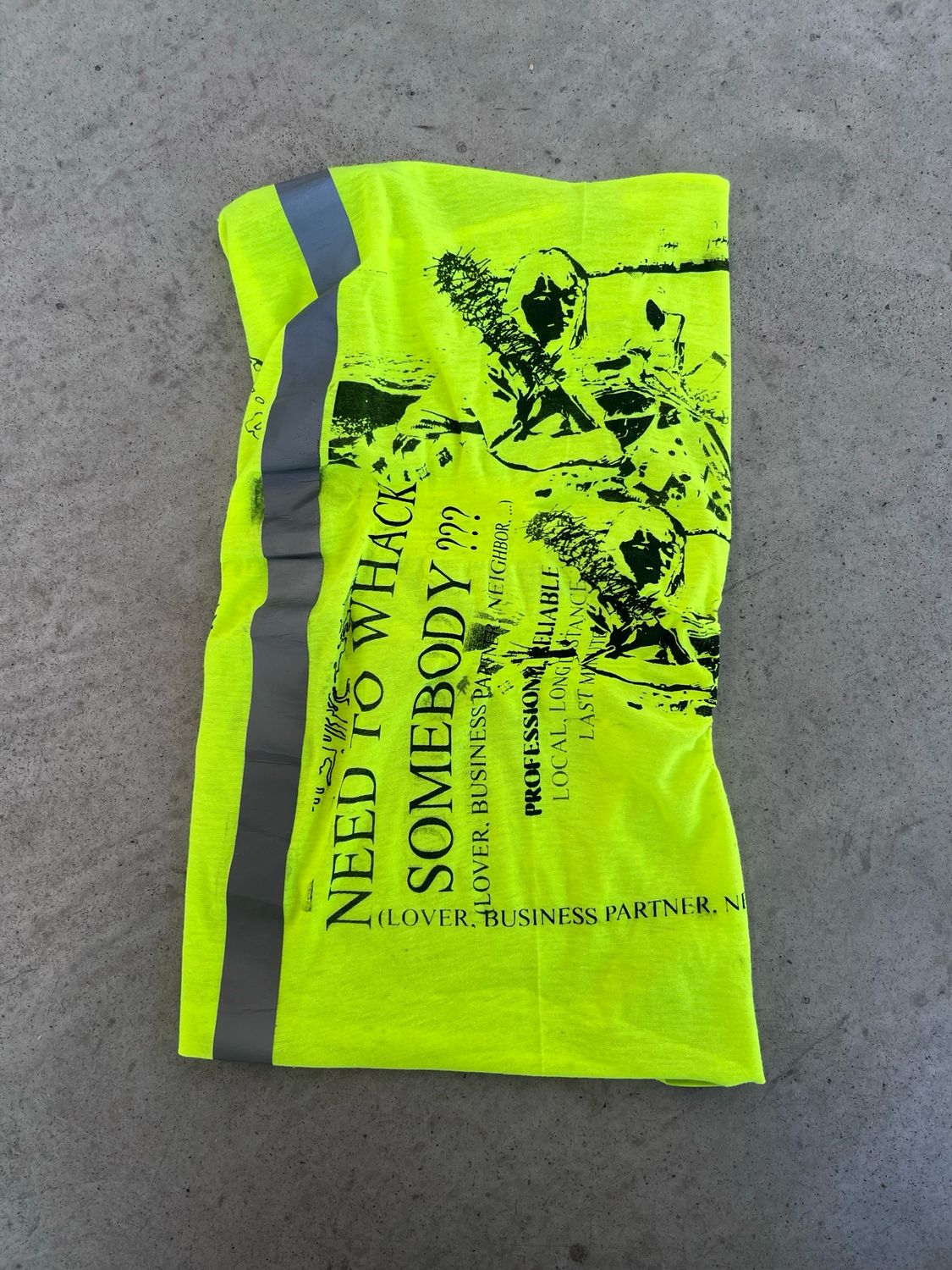 Yellow Neck Warmer « NEED TO WHACK »