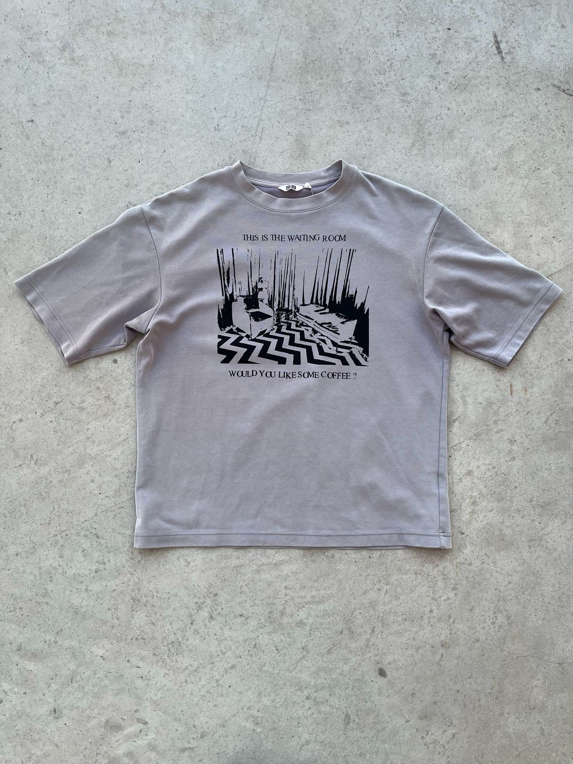 Grey tee « BLACK LODGE »