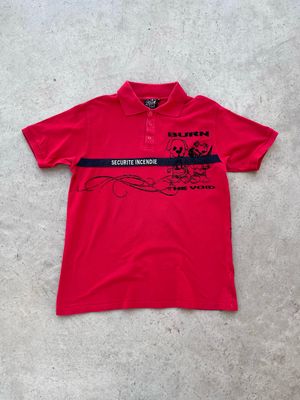 Red Fireman Polo « BURN »
