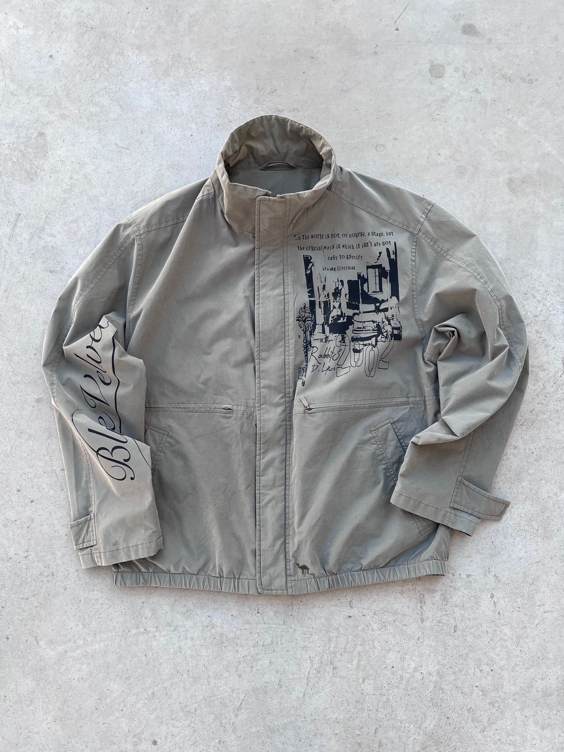 Veste Camel oversize « SILENCIO »