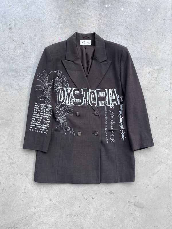 Veste de costume croisée « DYSTOPIA »