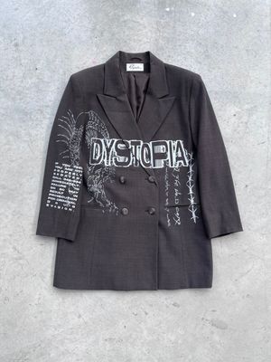 Veste de costume croisée « DYSTOPIA »