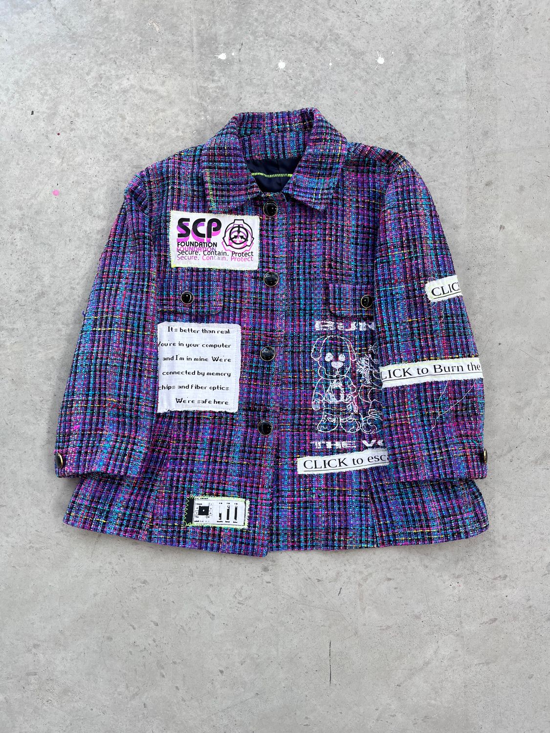 Veste tartan « SCP Foundation »
