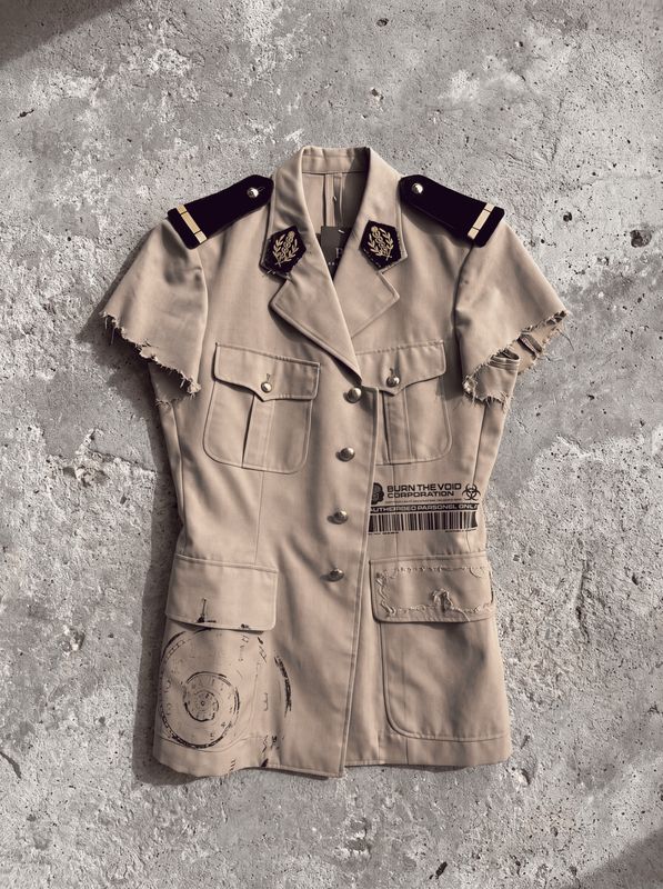 Vintage Military Long Jacket « BTV CORP »