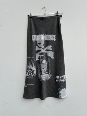 Grey Long Skirt « GRINDHOUSE »