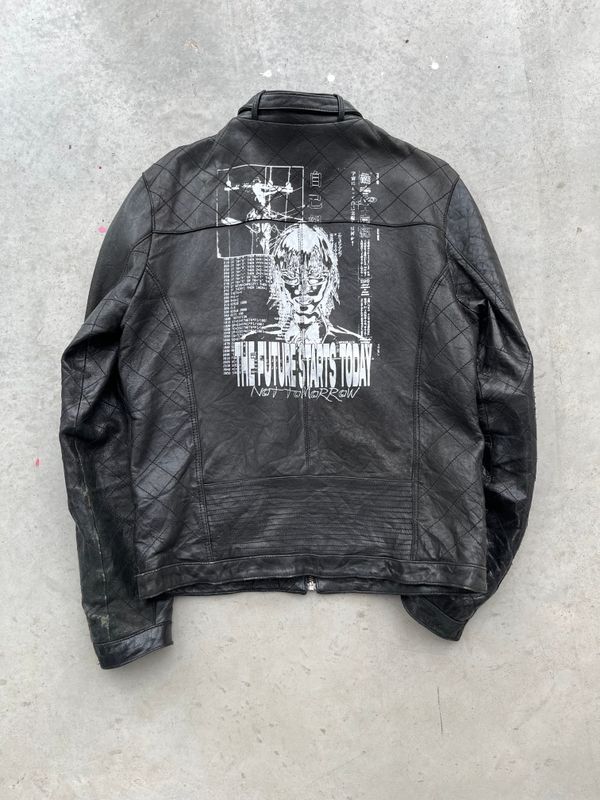 Black Leather Jacket «FREAKSHOW»