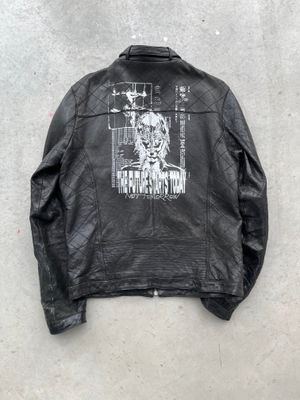Black Leather Jacket «FREAKSHOW»