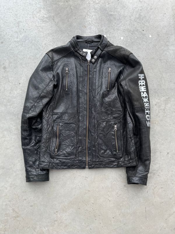 Black Leather Jacket «FREAKSHOW»