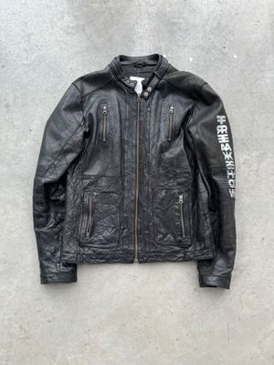 Black Leather Jacket «FREAKSHOW»