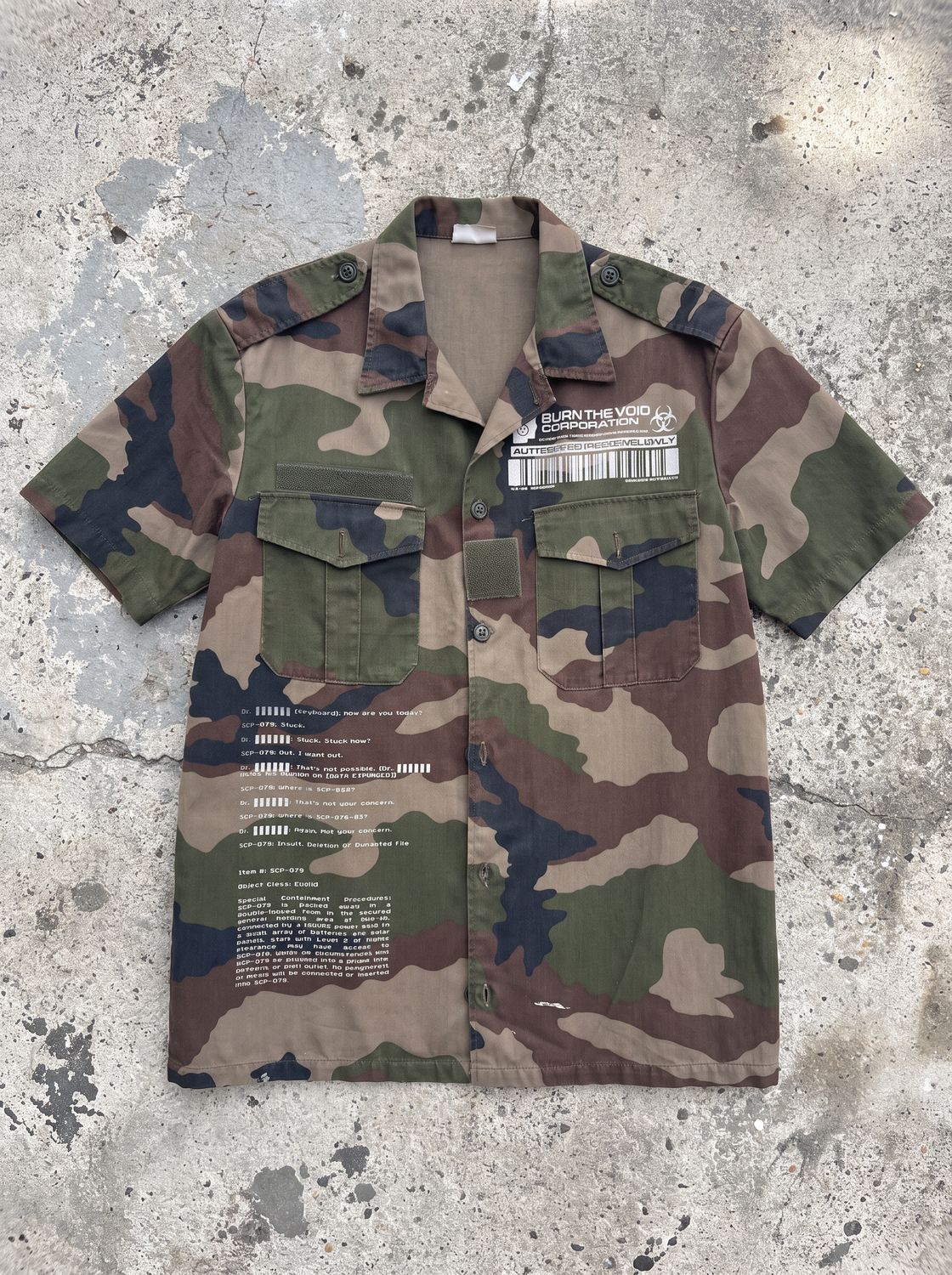Camo Short-Sleeve Shirt « CLASSIFIED FILE »