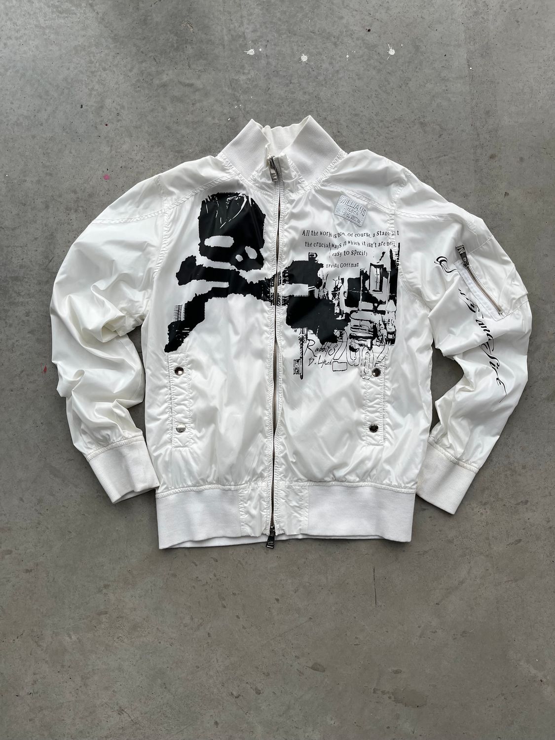 White Wilson Jacket « HEADSKULL »
