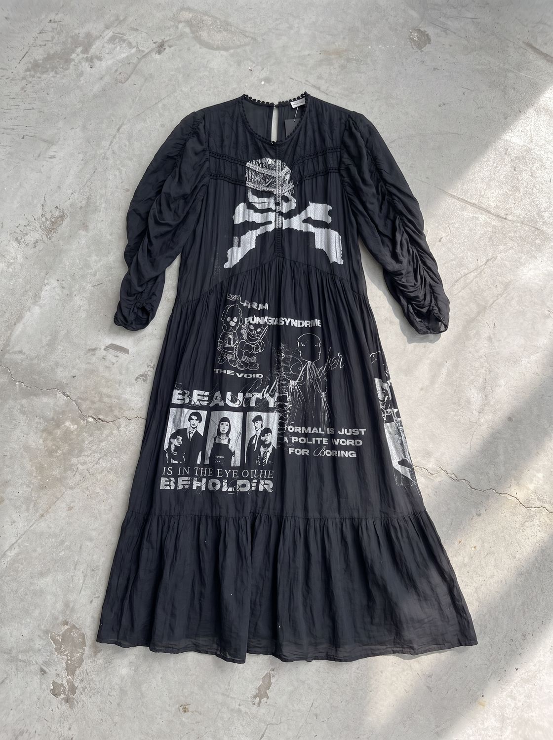 Black Embroidered Dress « PUNK SYNDROME »