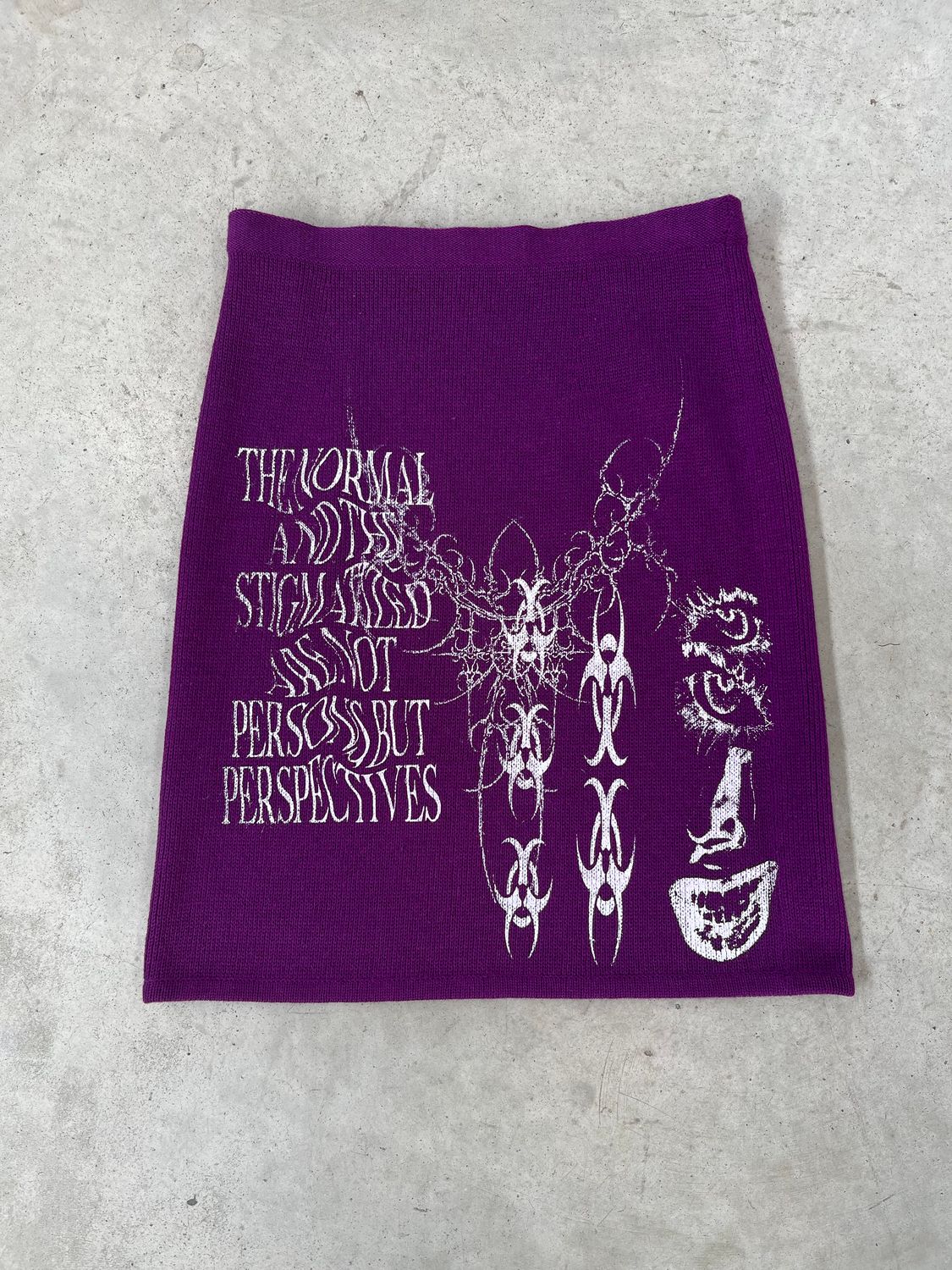 Knitted Skirt «STIGMATIZED»