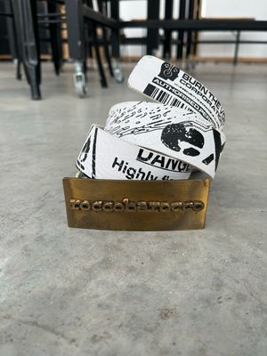 Ceinture Roccobarocco « DANGER »