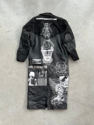 Long trench en cuir «TWILIGHTZONE»
