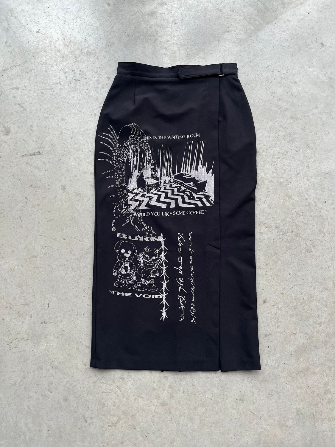 Jupe crayon longue «FURIOUSANGELS»