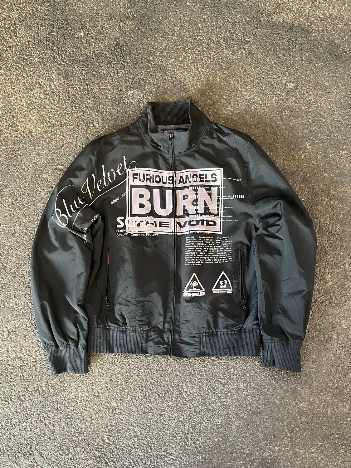 Black Light Jacket «FURIOUSANGELS»