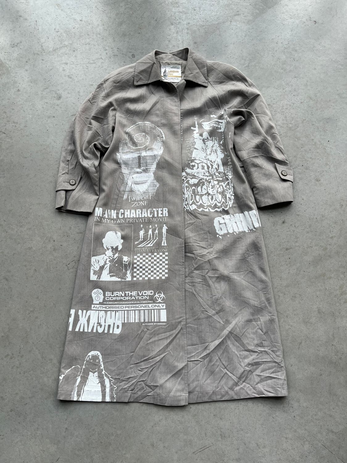 Long trench Vintage «SCP»