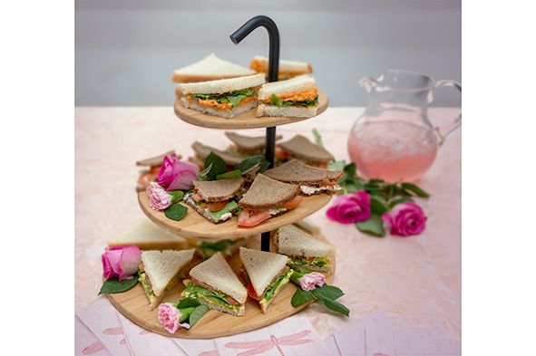 Cosy &amp; Trendy Etagère met Metalen Houder – 3 Verdiepingen – Bamboe