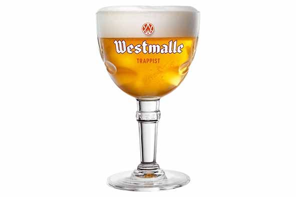 Westmalle bierglas 33cl
