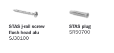 Stas J-Rail Fixing Kit (For J-Rail &amp; J-Rail Max)