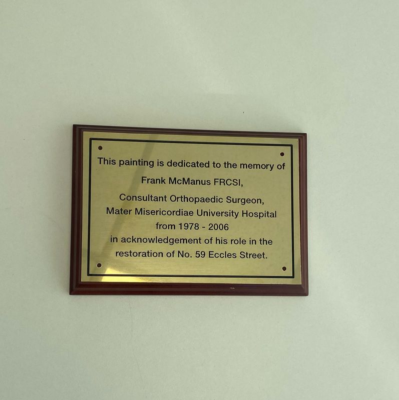 200 x 300mm Brass Nameplate