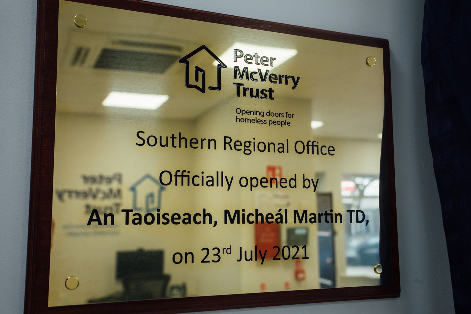 200 x 150mm Brass Nameplate