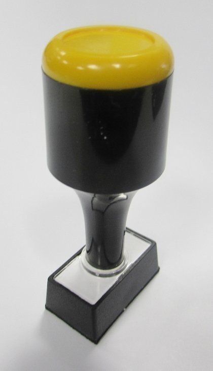 35 x 20mm wide rectangle stamp (1 line of text MAX)