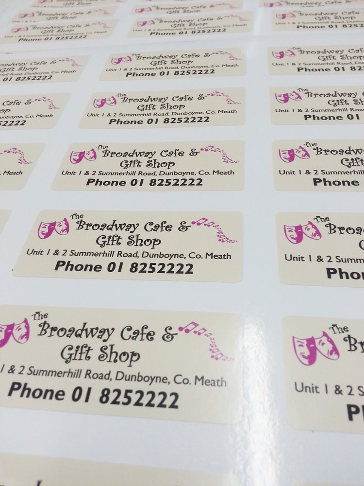 50 - 100 x 200mm white, frosted, silver or gold labels (Super Large)
